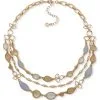 Anne Klein Layered Flower Necklace -Jewelry Accessories 01N00061 1919482 1 a18286e0 9324 4ef6 a28f 88ee6019bff2