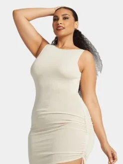 L&T Side Rouched Dress -Jewelry Accessories 026d66a4 76c6 4ae4 8b7c d87a9ae3b60d