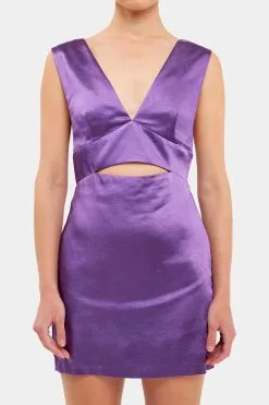 Endless Rose Satin Cut-out Mini Dress -Jewelry Accessories 027f55b8 3208 49cd 8289 83d46b397460