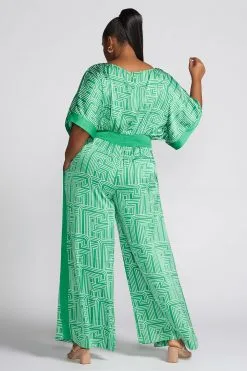 L&T Solid Border Printed Jumpsuit -Jewelry Accessories 02c2a9d9 da8e 4225 83dd 381a792c3295