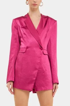 Endless Rose Satin Blazer Romper -Jewelry Accessories 06344eba 2a60 4037 b07c 269c0c47a706