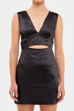 Endless Rose Satin Cut-out Mini Dress -Jewelry Accessories 07421110 ec0e 49c6 9451 b39e084325da