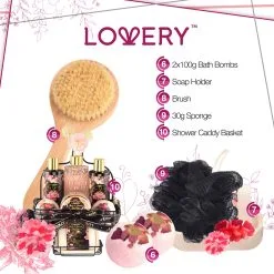 Lovery Peony Jasmine Bath Caddy Self Care 11-Piece Set 10 Lovery Peony Jasmine Bath Caddy Self Care 11-Piece Set -Jewelry Accessories 0a2b17d2 94de 4290 81db 99854865f2cf