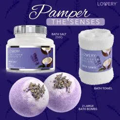 Lovery Lavender Coconut Home Spa Basket 9-Piece Set -Jewelry Accessories 0ae9d049 d931 4df8 b19c c73568358935