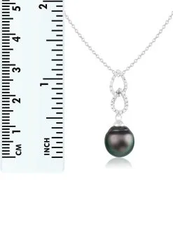 Splendid Pearls 9-10mm Tahitian Pearl Pendant Necklace 9 Splendid Pearls 9-10mm Tahitian Pearl Pendant Necklace -Jewelry Accessories 0b00ef40 8f52 475a 9533 45507f906d4b
