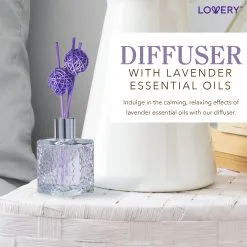 Lovery Honey Lavender Home Spa Basket 13-Piece Set -Jewelry Accessories 117dec44 cba0 443b 866e d8e24ceb4ae3