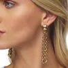 Kenneth Jay Lane Gold Links Drop Earring -Jewelry Accessories 1440EG 1761141 1