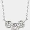 Morris & David Diamond 3 Stone Necklace -Jewelry Accessories 16170eb2 9de3 4a8a bc58 d1a3194bc5ef