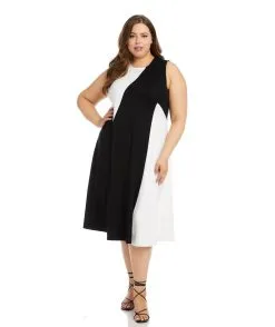 Karen Kane Sleeveless Colorblock Dress -Jewelry Accessories 1L14313W 1928414 3
