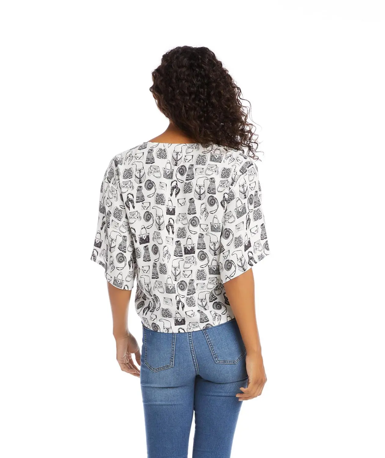 Karen Kane Tie Front Top 4 Karen Kane Tie Front Top - Image 2