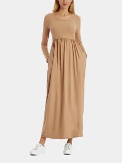 Hybrid & Company Long Sleeve Casual Maxi Dress -Jewelry Accessories 1c713530 1d7a 469a b7f7 657c27d65299 9bd1b2c4 1008 4af5 b311 c159b8331249