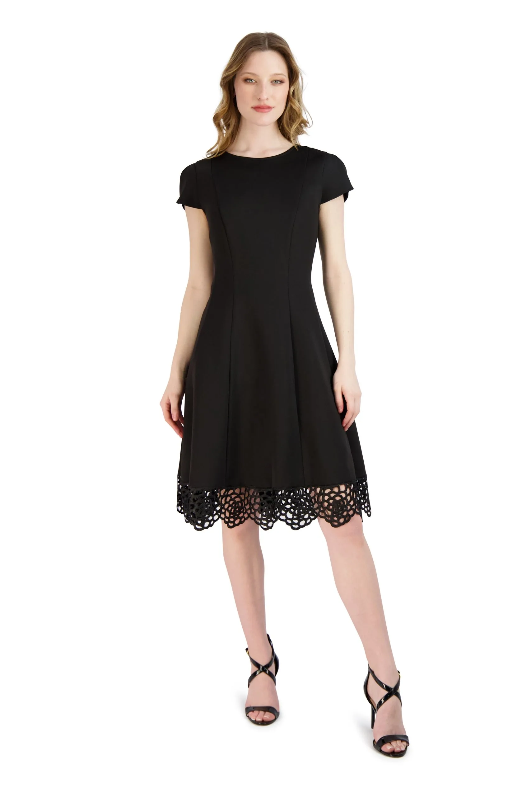 Donna Ricco Tulip Sleeve Fit And Flare Dress 11 Donna Ricco Tulip Sleeve Fit And Flare Dress - Image 9