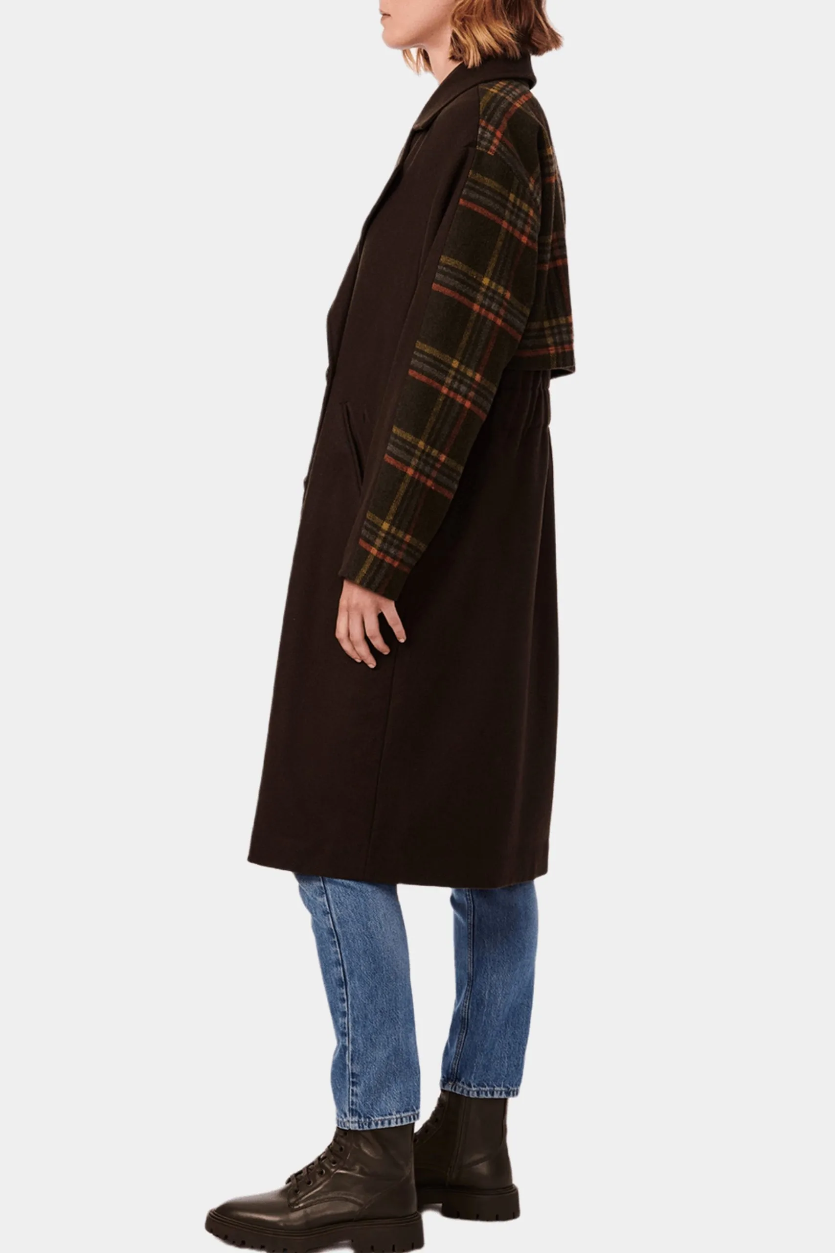 Bernardo Wool Combo Trench 4 Bernardo Wool Combo Trench - Image 2