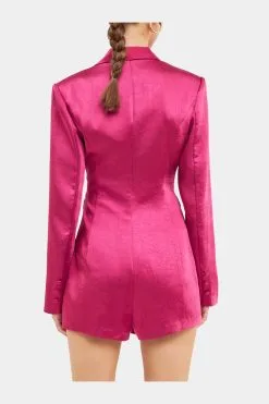Endless Rose Satin Blazer Romper -Jewelry Accessories 20fc779a 454f 4aab 9abe ea728b65d683