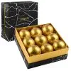 Lovery 24K Gold Handmade Bath Bombs Gift Box 9-Piece Set