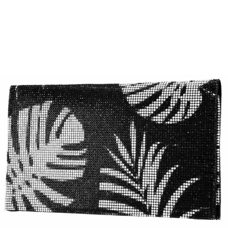 NINA Palm Print Crystal Clutch 4 NINA Palm Print Crystal Clutch - Image 2