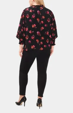 Vince Camuto Pleated Sleeve Smocked Detail Blouse -Jewelry Accessories 2228e210 bff9 40da 8582 a59a9eadcebe