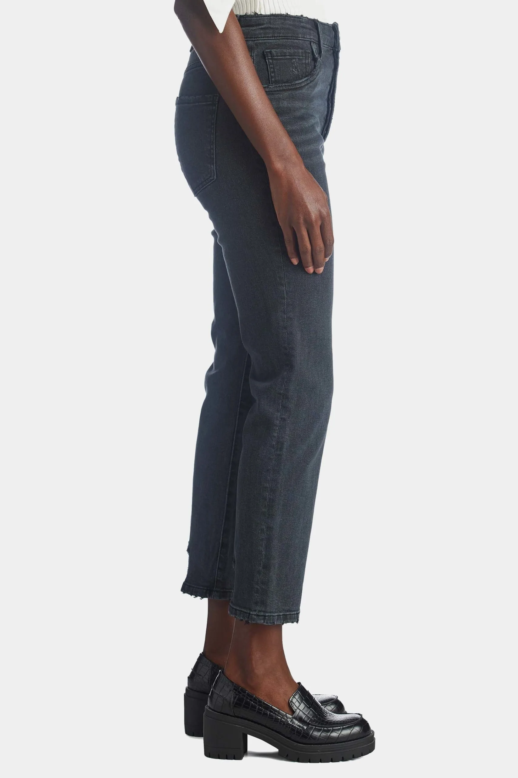 KUT From The Kloth Rosa High Rise Crop Straight Jean 4 KUT From The Kloth Rosa High Rise Crop Straight Jean - Image 2