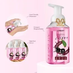 Lovery Black Cherry Hand Foaming Soap 3-Piece Set -Jewelry Accessories 2349d439 6d80 4900 b530 064ab428a633