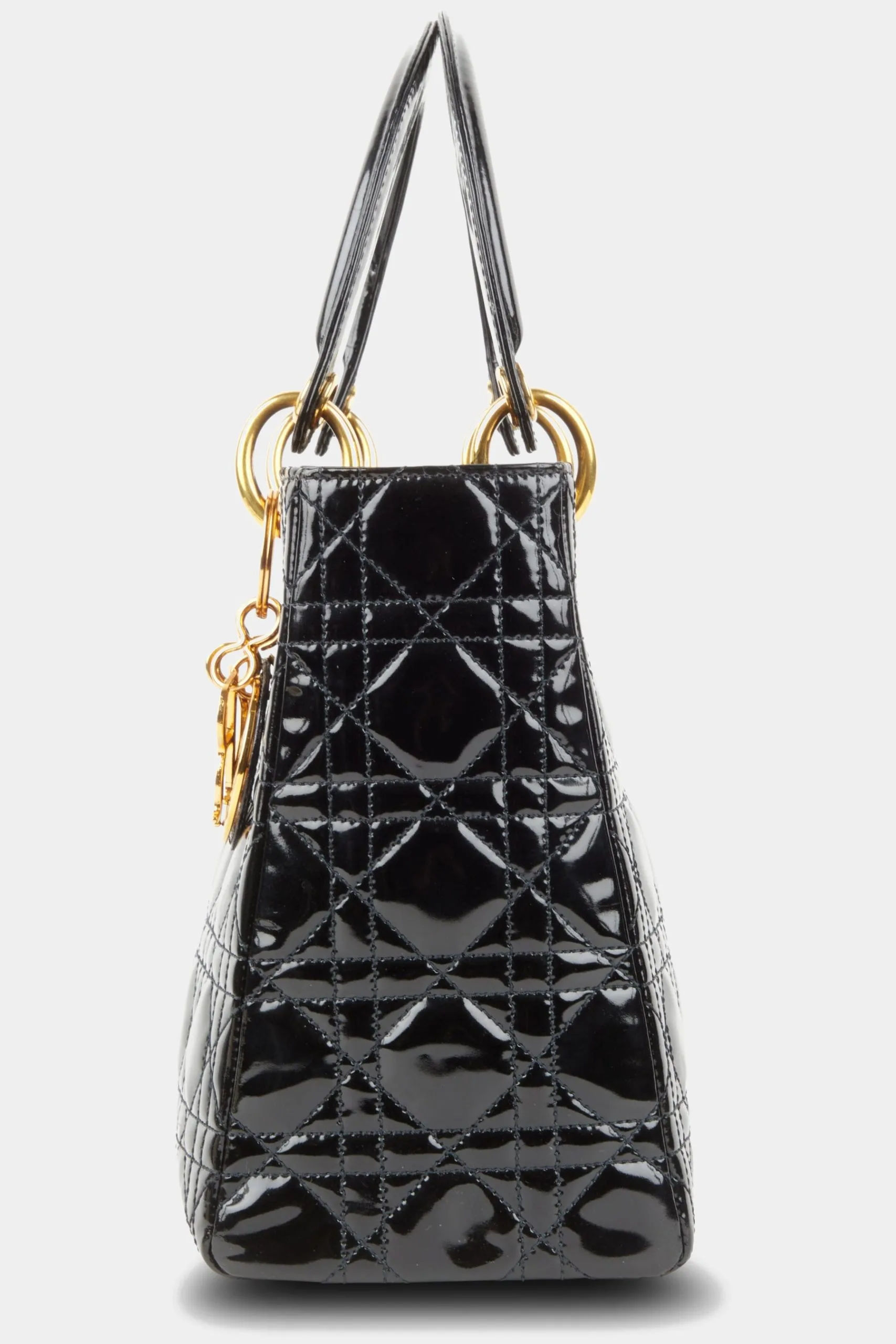 Lady Dior Patent GHW Large Cannage 4 Lady Dior Patent GHW Large Cannage - Image 2