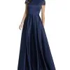 Ieena For Mac Duggal Cap Sleeve Gown -Jewelry Accessories 25947 1755352 1