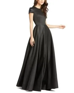 Ieena For Mac Duggal Cap Sleeve Gown -Jewelry Accessories 25947 1755352 8