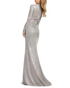 Ieena For Mac Duggal V-Neck Gown -Jewelry Accessories 26194 1755352 3