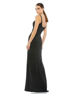 Ieena For Mac Duggal Sleeveless Beaded Scoop Neckline Column Gown -Jewelry Accessories 26583 1793518 3