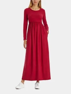 Hybrid & Company Long Sleeve Casual Maxi Dress -Jewelry Accessories 284defc0 f461 41e7 bc5c 91196caad519 df5fe5e7 4c8f 4d33 85ba 7637a689b641