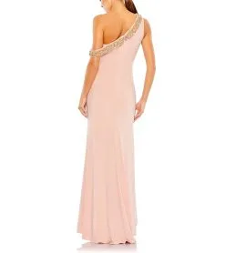 Mac Duggal Beaded Drop Shoulder Jersey Gown -Jewelry Accessories 28c04694 6dad 4c89 9065 e73f430676d2