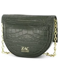 ZAC Zac Posen Belay Patent Croc Mini Saddle Crossbody Bag -Jewelry Accessories 29ZP7013 304 1741994 3