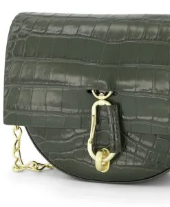 ZAC Zac Posen Belay Patent Croc Mini Saddle Crossbody Bag -Jewelry Accessories 29ZP7013 304 1741994 4