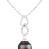 Splendid Pearls 9-10mm Tahitian Pearl Pendant Necklace 2 Splendid Pearls 9-10mm Tahitian Pearl Pendant Necklace -Jewelry Accessories 2d73da6a d40d 4fc5 a285 328186fcf295