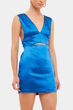 Endless Rose Satin Cut-out Mini Dress -Jewelry Accessories 2f847328 cabf 45e1 afbb 92982137313b