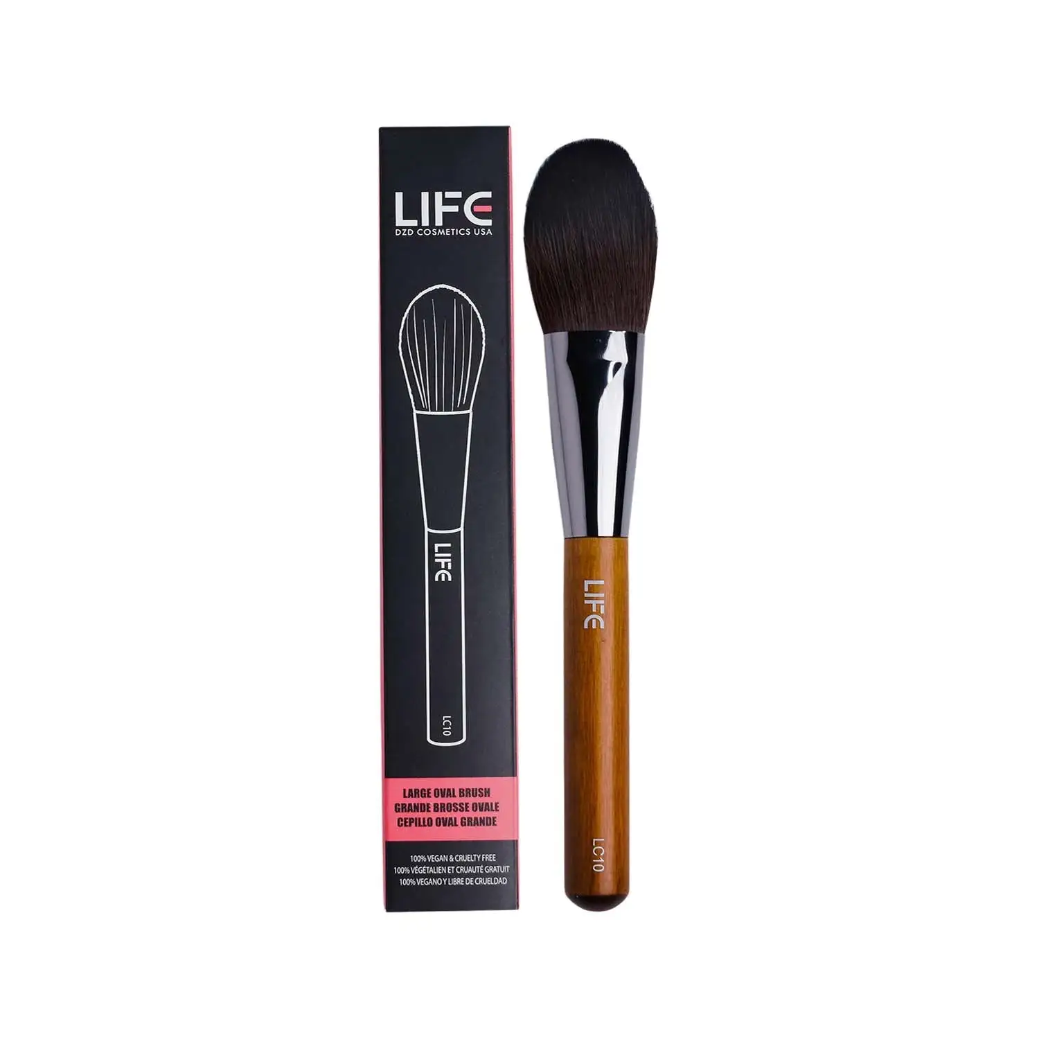 Life Cosmetics Large Oval Brush 4 Life Cosmetics Large Oval Brush - Image 2