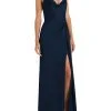 Dessy Collection Cowl-Neck Draped Wrap Maxi Dress With Front Slit 2 Dessy Collection Cowl-Neck Draped Wrap Maxi Dress With Front Slit -Jewelry Accessories 3072 1755352 1