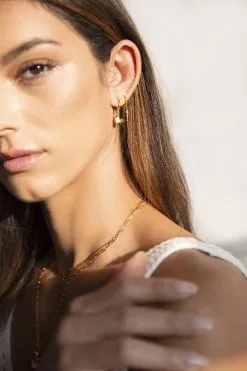 Fortune & Frame Heart + Arrow Charm Earrings