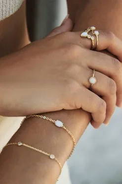 Ettika Opal & Crystal Dainty Bracelet Set -Jewelry Accessories 3268dbdf d50f 4feb 914d b48427145996