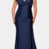 La Femme Faux Wrap Bodice Simple Jersey Gown 1 La Femme Faux Wrap Bodice Simple Jersey Gown -Jewelry Accessories 32eb37fb 7b26 41e9 abf7 4f3c99b29c26