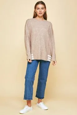 PINCH Side Stripe Sweater -Jewelry Accessories 3535W 1754985 4