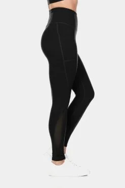 Body Glove Mesh Panel Pocket Leggings -Jewelry Accessories 3fc441b7 5bc9 4be2 b3d0 28391a27733f