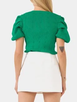 Endless Rose Floral Puff Short Sleeve Cardigan -Jewelry Accessories 43c47765 84ae 4171 8bfa 191a1a0df7eb