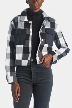 Gracia Gingham Check Pattern Jacket