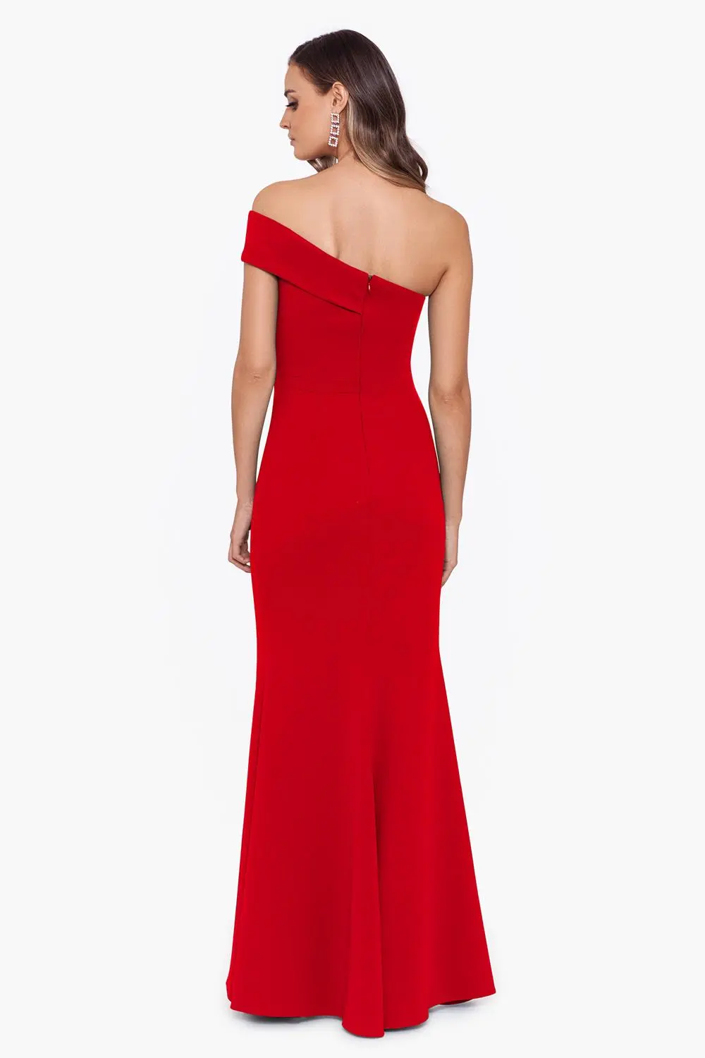 XSCAPE Off The Shoulder High Slit Gown 4 XSCAPE Off The Shoulder High Slit Gown - Image 2
