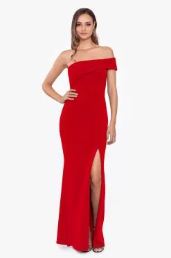 XSCAPE Off The Shoulder High Slit Gown 8 XSCAPE Off The Shoulder High Slit Gown -Jewelry Accessories 4718x 1958026 3 2da10709 1edd 45dd 94bc 16261bb816fa