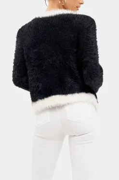 Endless Rose Fuzzy Colorblock Cardigan -Jewelry Accessories 479e2dd4 51f4 4c01 b886 0d1c647a61fd