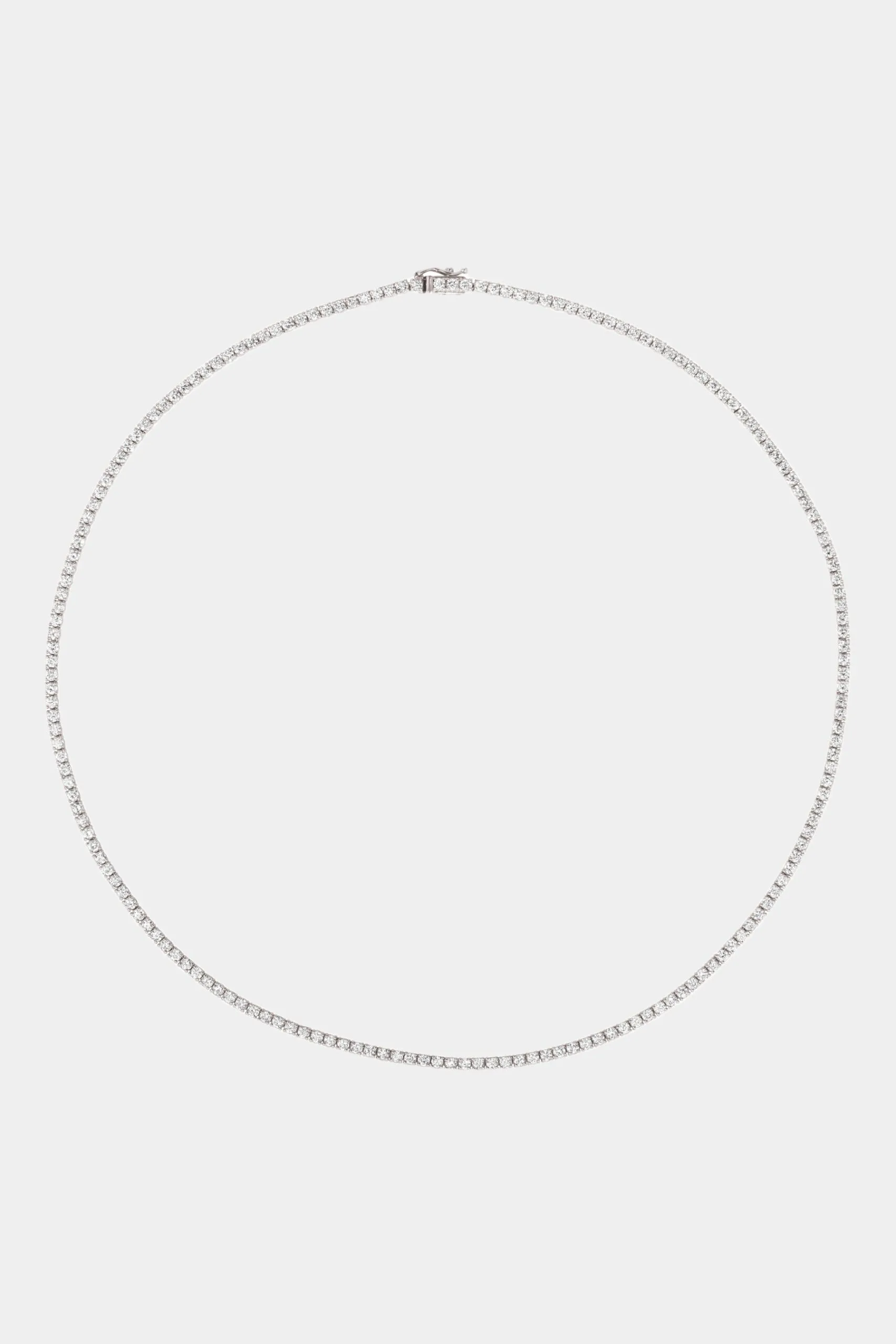 Morris & David Diamond Tennis Necklace 3 Morris & David Diamond Tennis Necklace