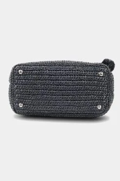 Prada Pom Pom Tote Bag -Jewelry Accessories 4812f3e6 40c9 4b58 a7ba 2a7e7dae8c7c