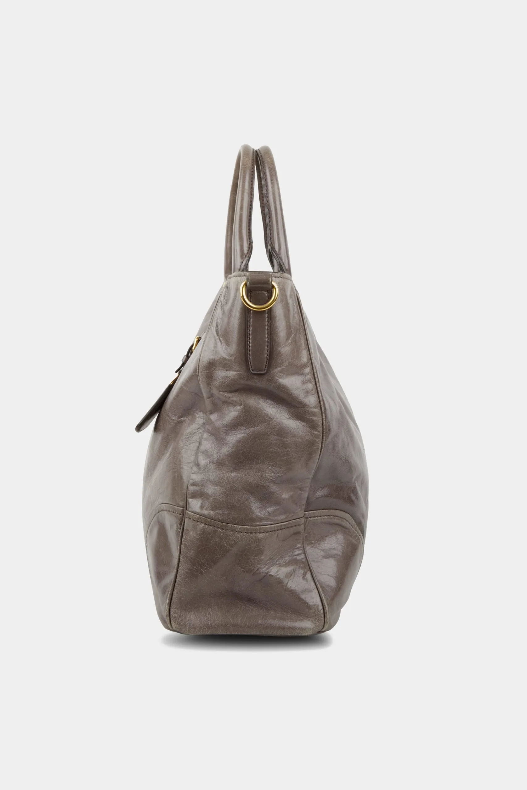 Prada Two-Way Vitello Shine Tote Bag 4 Prada Two-Way Vitello Shine Tote Bag - Image 2