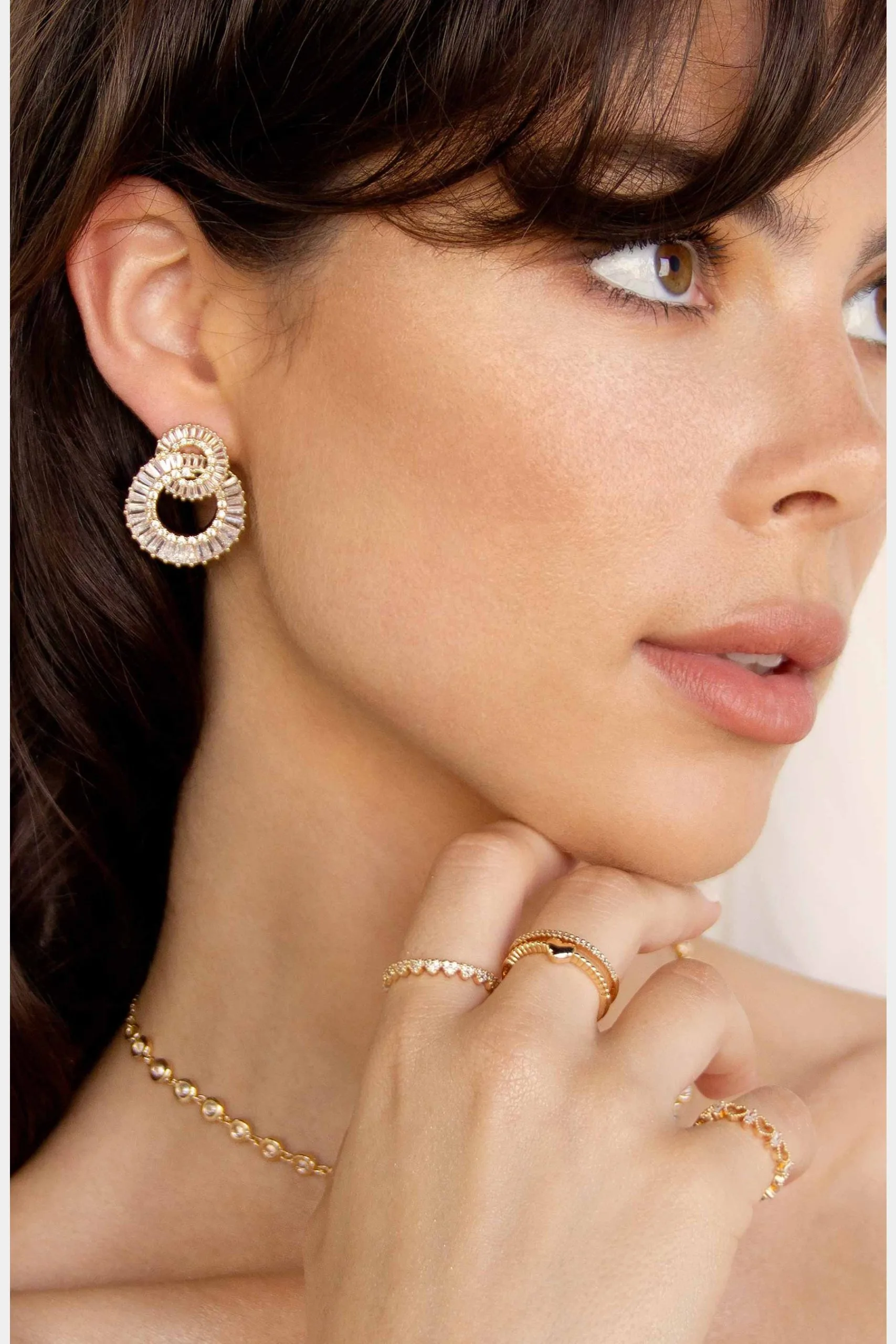 Ettika Rotating Circles Crystal Earrings 4 Ettika Rotating Circles Crystal Earrings - Image 2